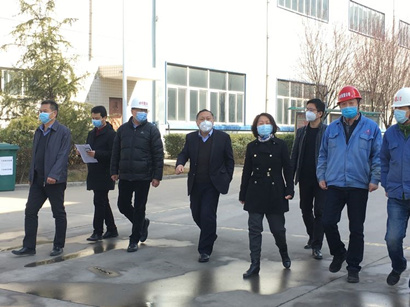 【陜重有限】市國資委巡視員許一雙一行檢查、指導陜重公司疫情防控工作